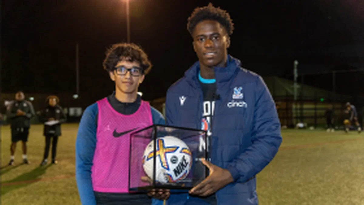 2019 Golden Eaglets invitee presented with Premier League debut ballÂ 