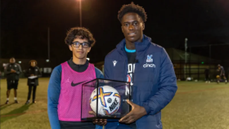 2019 Golden Eaglets invitee presented with Premier League debut ballÂ 