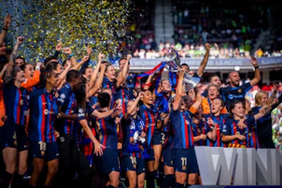 Oshoala-less Barcelona beat Wolfsburg in UWCL final, Lopez non-playing substituteÂ 