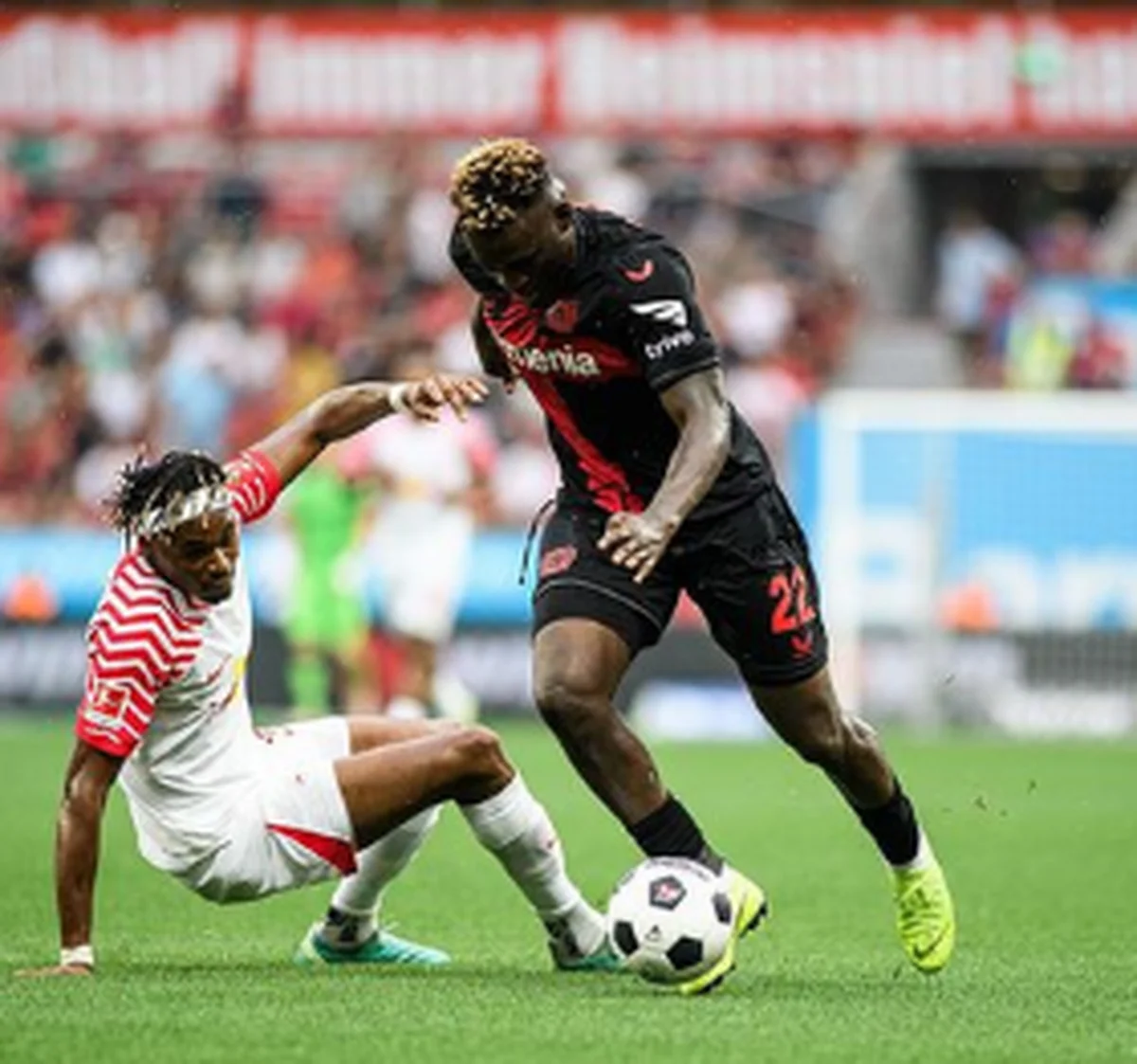 Bayer LeverkusenÂ striker Boniface highest-rated player in Bundesliga Team of the WeekÂ 