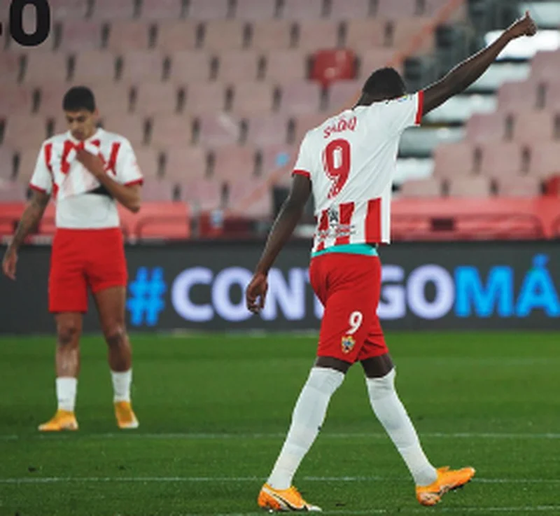 Super Eagles invitee Sadiq takes tally for the season to 23 goals after scoring vs Malaga