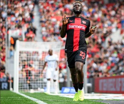  Barcelona-trained LBÂ assists Boniface to score on striker's debut for Bayer Leverkusen