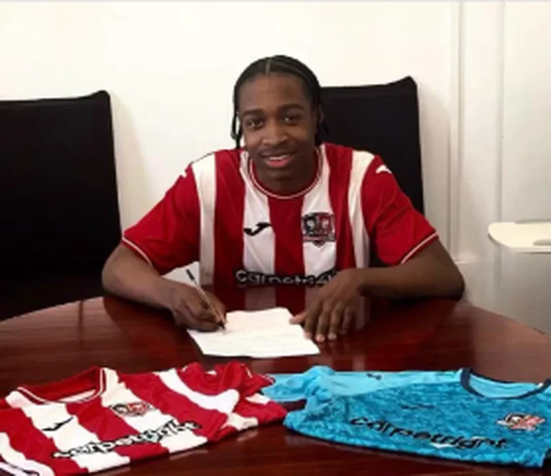 Exeter City beat Norwich to sign versatile midfielder of Nigerian descentÂ on scholarship deal
