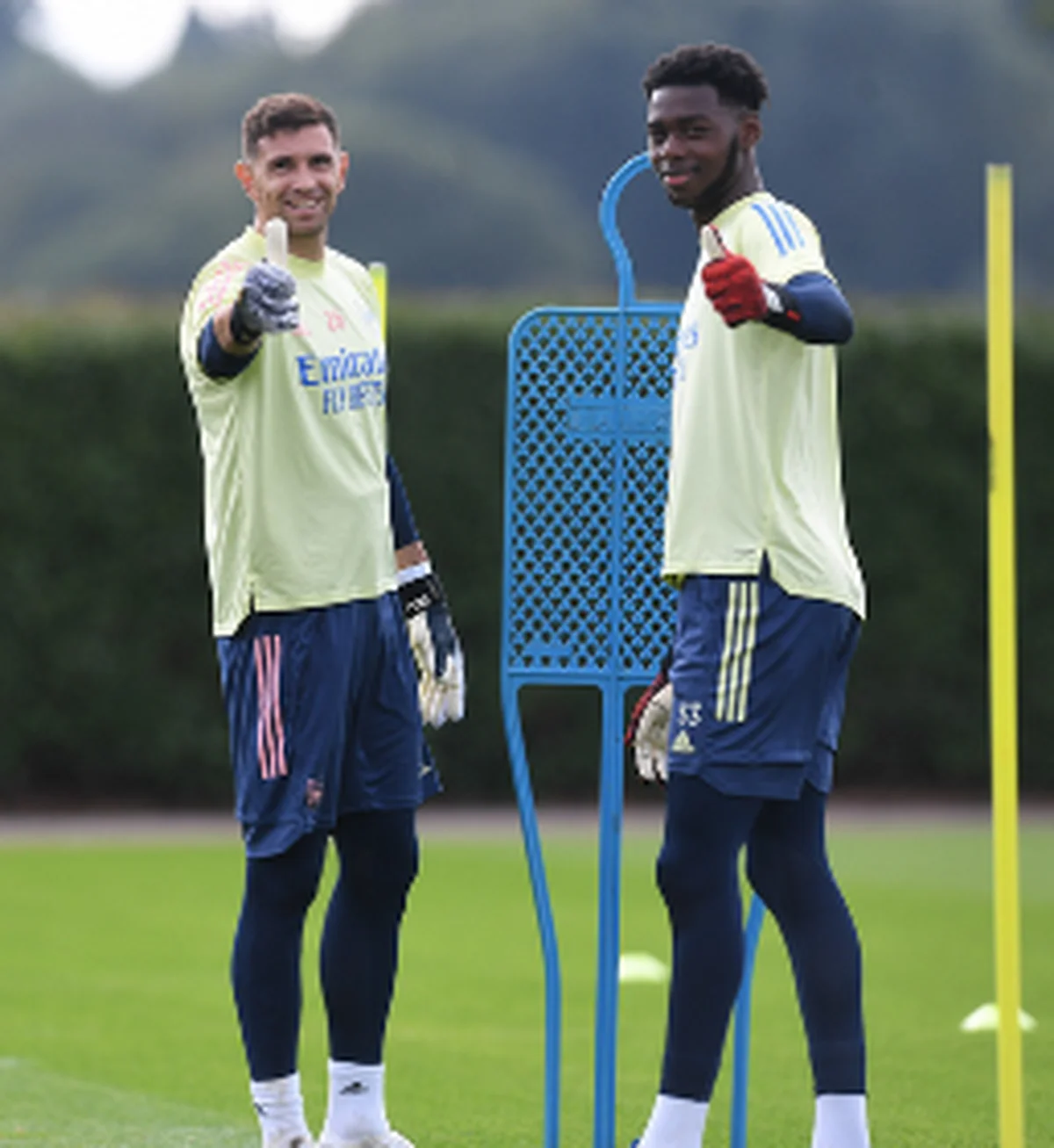 Arsenal Goalkeeper MartÃ­nez Delighted With Okonkwo's Return To Fitness 