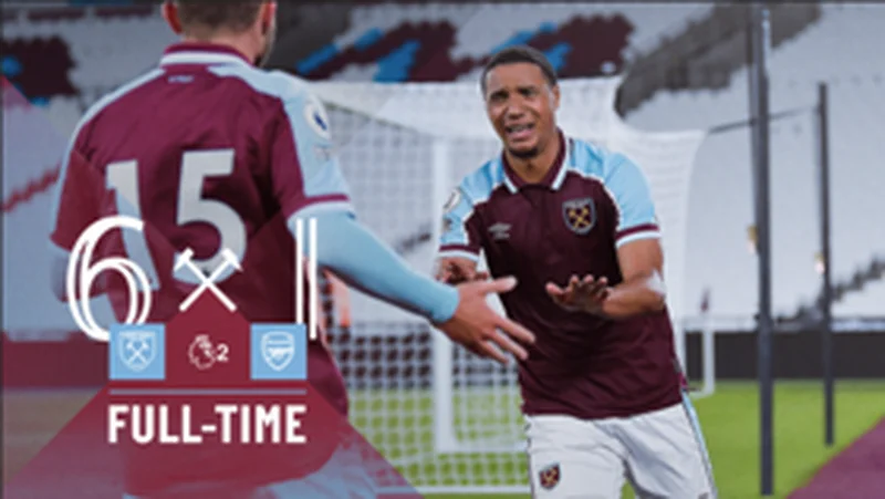 Ex-Gunner Okoflex nets hat-trick as West Ham U23s hit six past Arsenal 