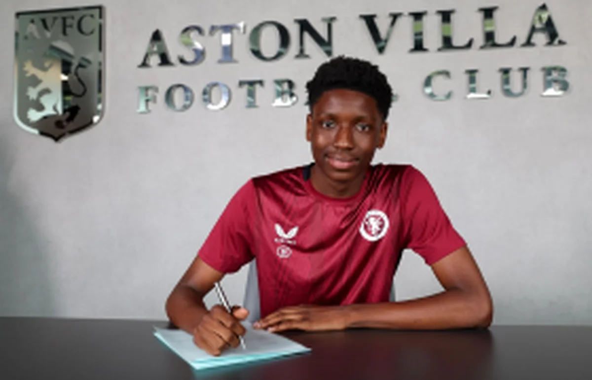 Official: Aston Villa win the race for the signature of 2006-born Nigerian midfielderÂ 