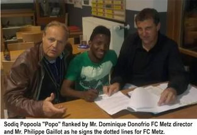 Official: SODIQ POPOOLA Pens Two - Year Deal With Metz