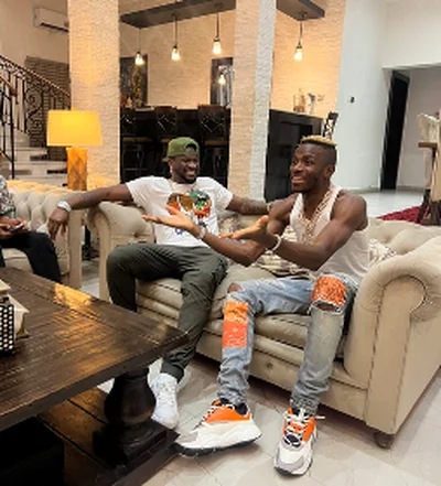 Video : Nigerian music superstar Peter Okoye in Naples to watch Osimhen against AC MilanÂ 