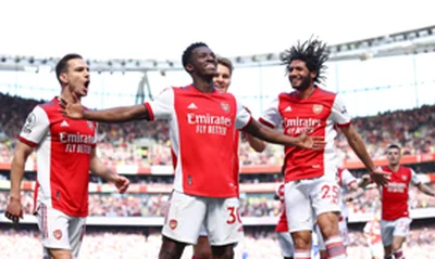 Arsenal striker Eddie Nketiah equals club record held by Nigeria legend