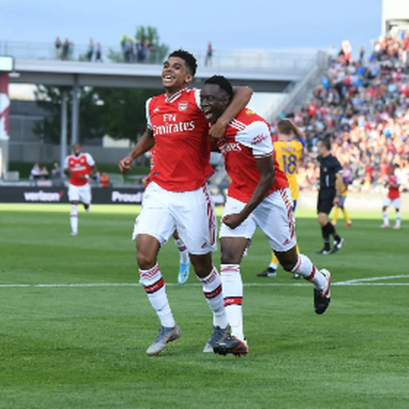 'It Was A Great Goal' - Arsenal Coach Hails Olayinka After Strike Against League Two Opponents 