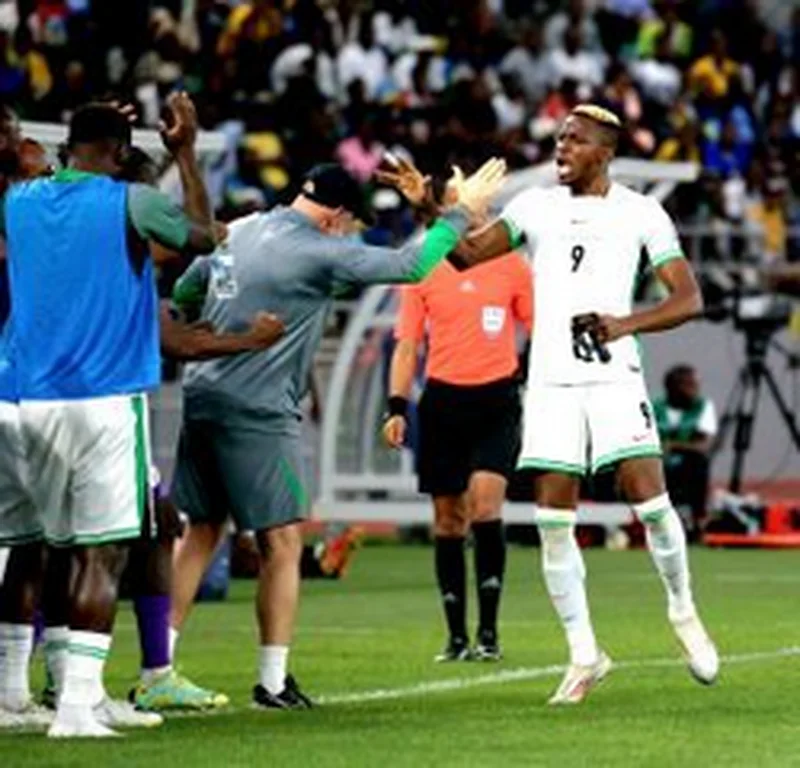'No injury' - Chelle reveals Osimhen will be assessed final training session pre-Uganda