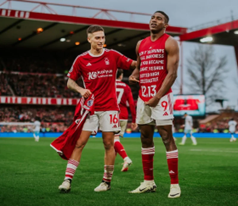 Awoniyi goal celebration: Liverpool icon Barnes is left bemused; Nottm Forest star previously warned by Belgian FAÂ 