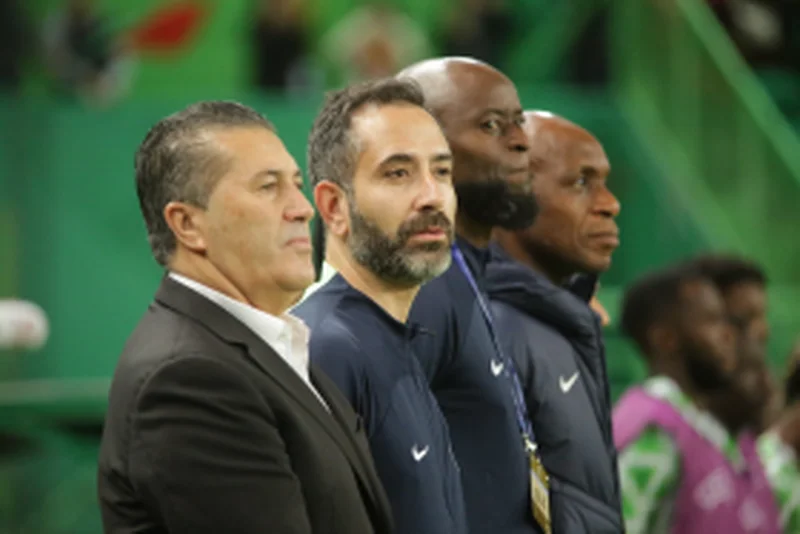 Snapped : Super Eagles coach Peseiro watches Messi's Argentina beat CroatiaÂ 