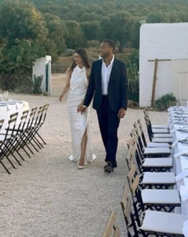 Photo: Rangers striker Dessers marries in Italy after withdrawing from Nigeria squad for friendly