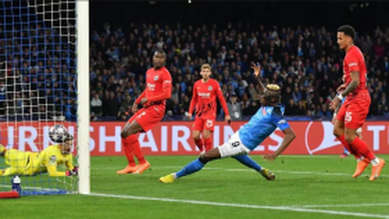 UCL : Two more goals for Osimhen as Napoli beatÂ Eintracht Frankfurt to advance to quarterfinals