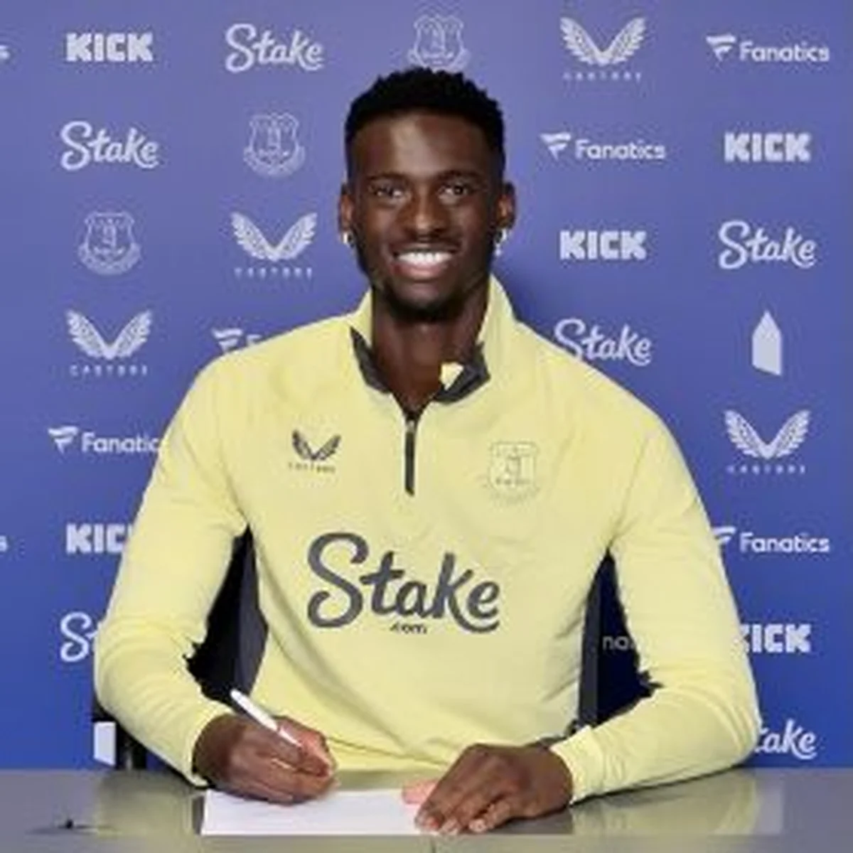 Everton's first summer signingÂ Iroegbunam hopes Aston Villa old boy Young can take him under his wingÂ 