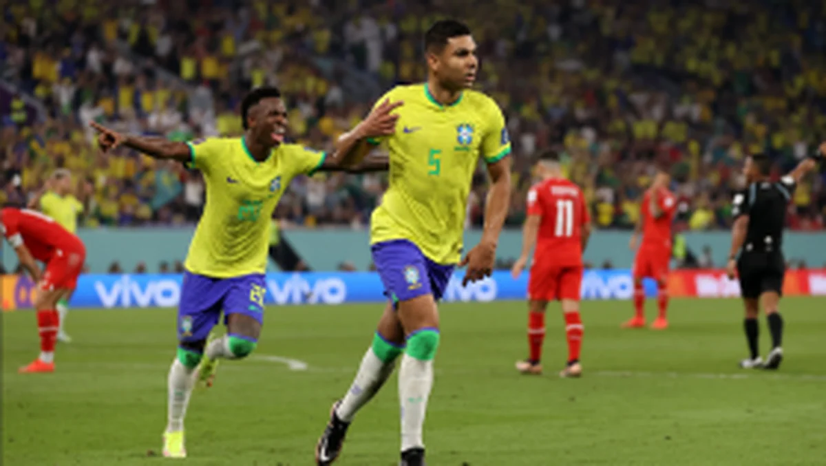 PinnickÂ watches Brazil beat Switzerland in company of Brazilian football royalty Ronaldo, CarlosÂ 