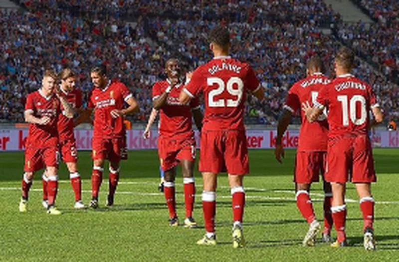 How Golden Ball Of Nigerian Descent Reacted After Scoring On First Start For Liverpool