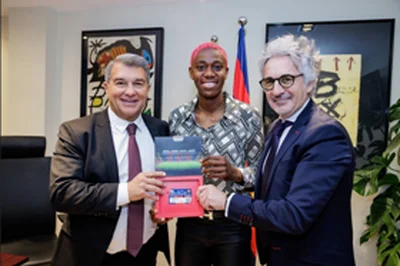 Every word Super Falcons captain Oshoala said after signing new deal with 'best team in the world'