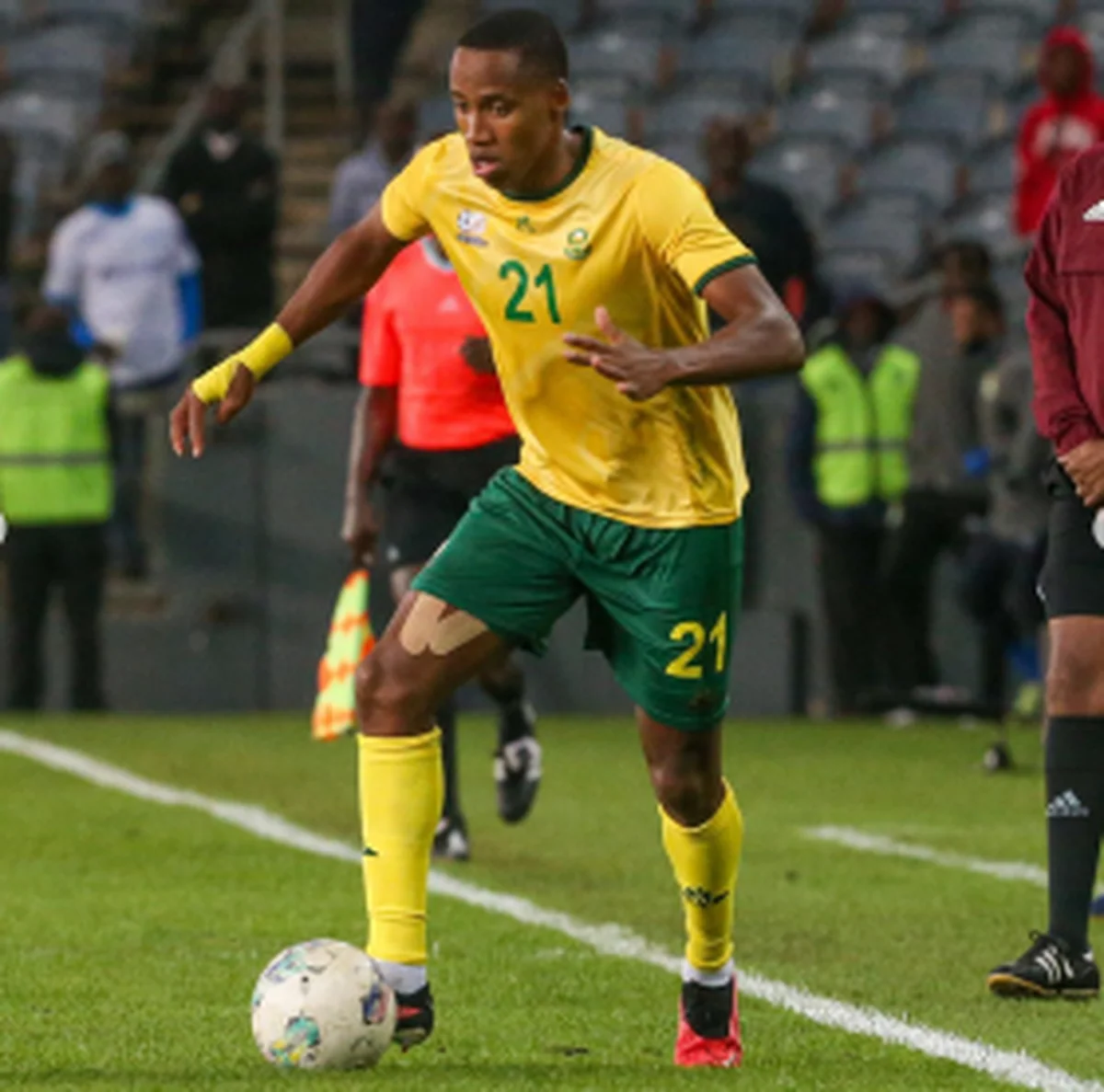 'Imagine going to the final' - Bafana Bafana strikerÂ Mayambela dreaming of beating Super EaglesÂ 