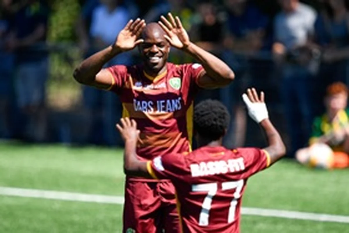 Physical Nigerian Striker Araba Nets Brace In Test Game For ADO Den Haag 