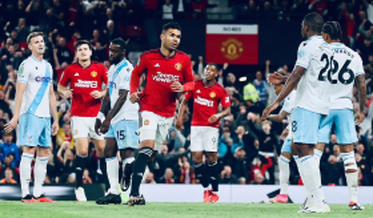EFL Cup: Ozoh makes season debut for Palace as goals fromÂ Garnacho, Casemiro, Martial hand Man Utd win