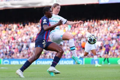 OshoalaÂ on show at Camp Nou as Barcelona beat Chelsea on aggregate to reachÂ UWCL final