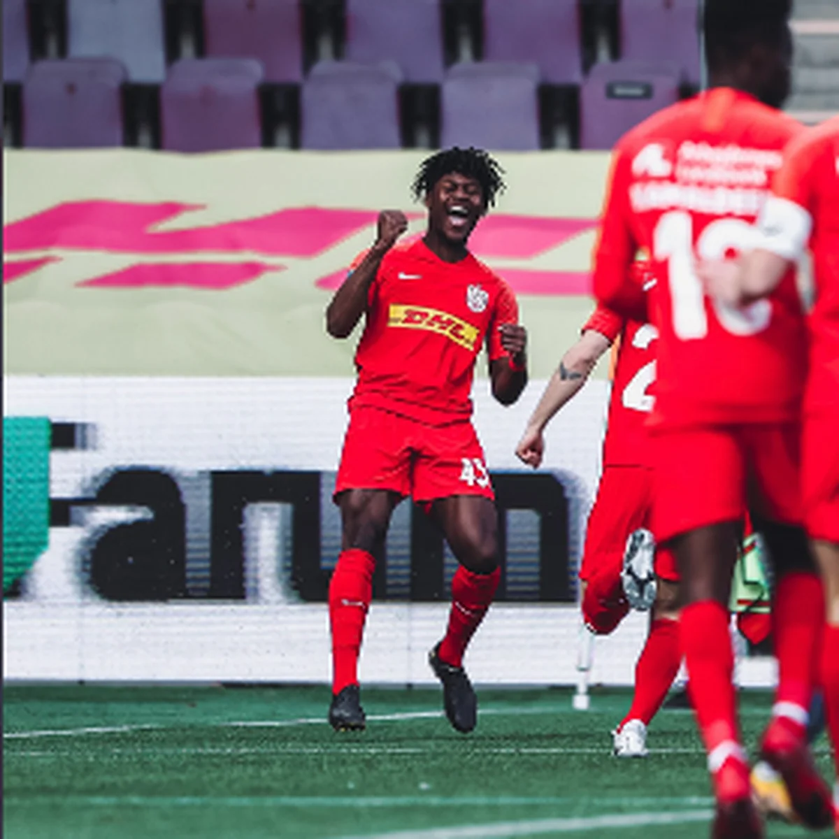 17-year-old Danish-Nigerian midfielder scores first goal of the season for FC Nordsjaelland 