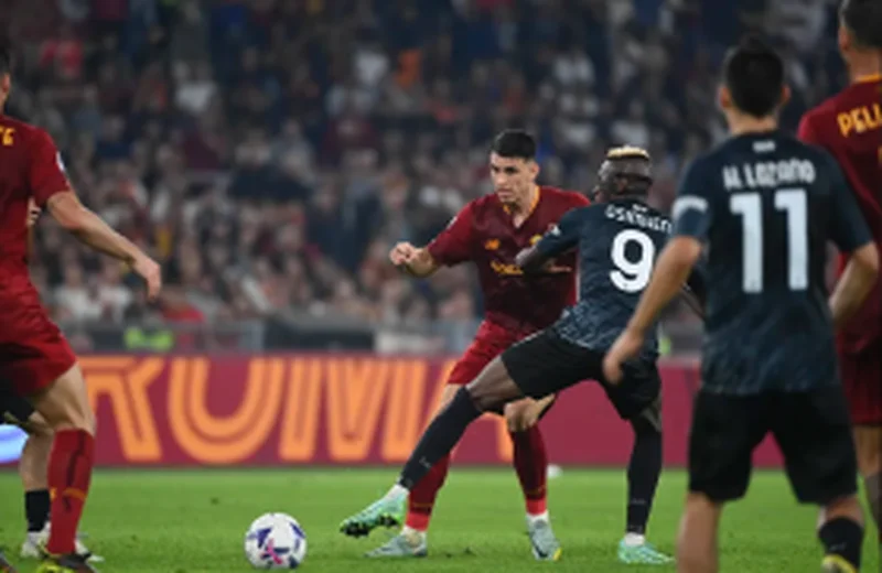 'You made the whole dressing room sad' - Roma star Abraham tells match winner OsimhenÂ 