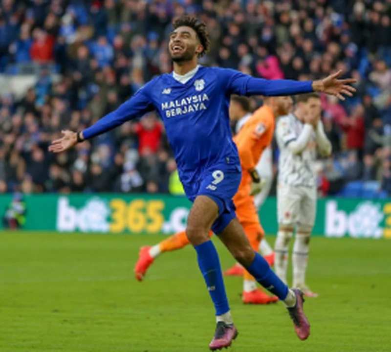 Talented striker on the radar of NFF reacts after opening Cardiff City accountÂ  on full debut