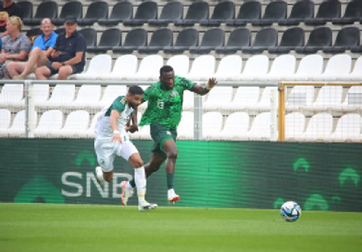 Arsenal coach insists it doesn't look realistic to sign a new striker amid links with Super Eagles star 