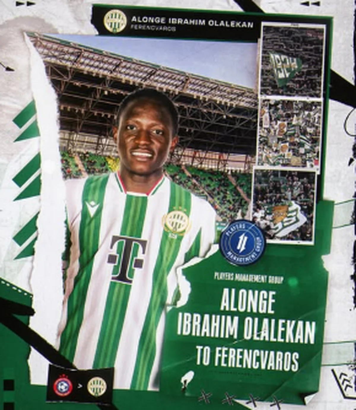 Olalekan Ibrahim: Transfer of Flying Eagles striker to Ferencvarosi is done and dusted