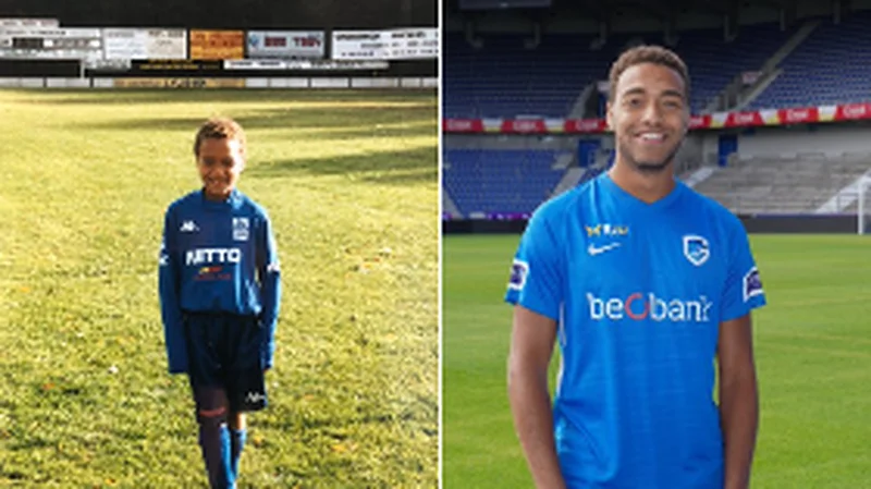 (Photo) : Brand New Signing Dessers Wearing Racing Genk Jersey Eighteen Years Ago 