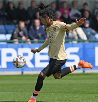 Flying Eagles-eligible striker on target for Chelsea youth team in win against Wolfsburg