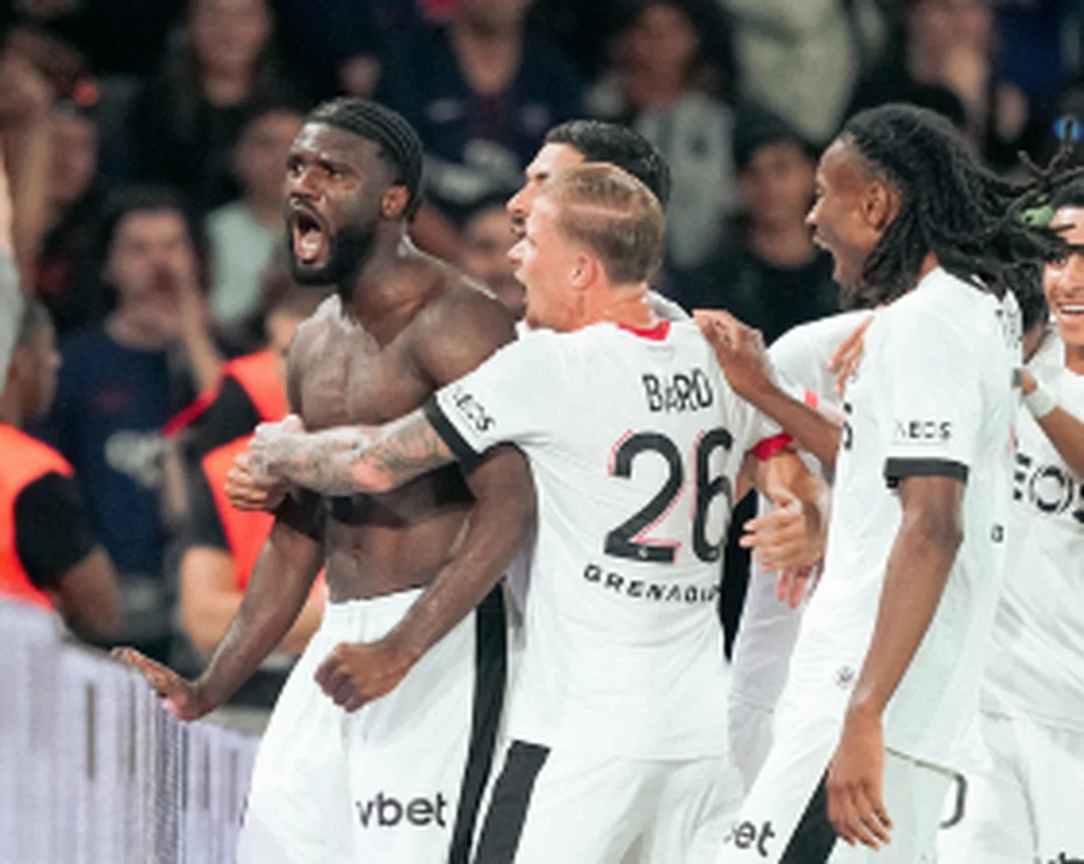 'Negative point is his 2nd goal' - Moffi comes under fire from his own teammate for goal celebration v PSGÂ 