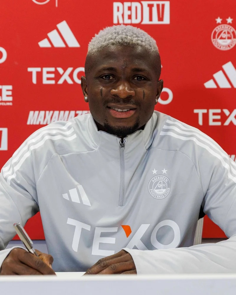 'I'm an aggressive player' - Former Nigeria U20 international says after joining Aberdeen
