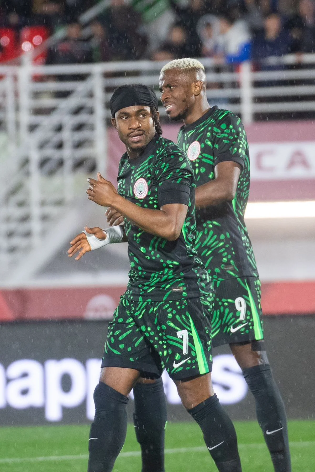 Chelle breaks silence on why Osimhen opted out of penalty shootout v Atlas Lions, Lookman Nigeria's fifth taker