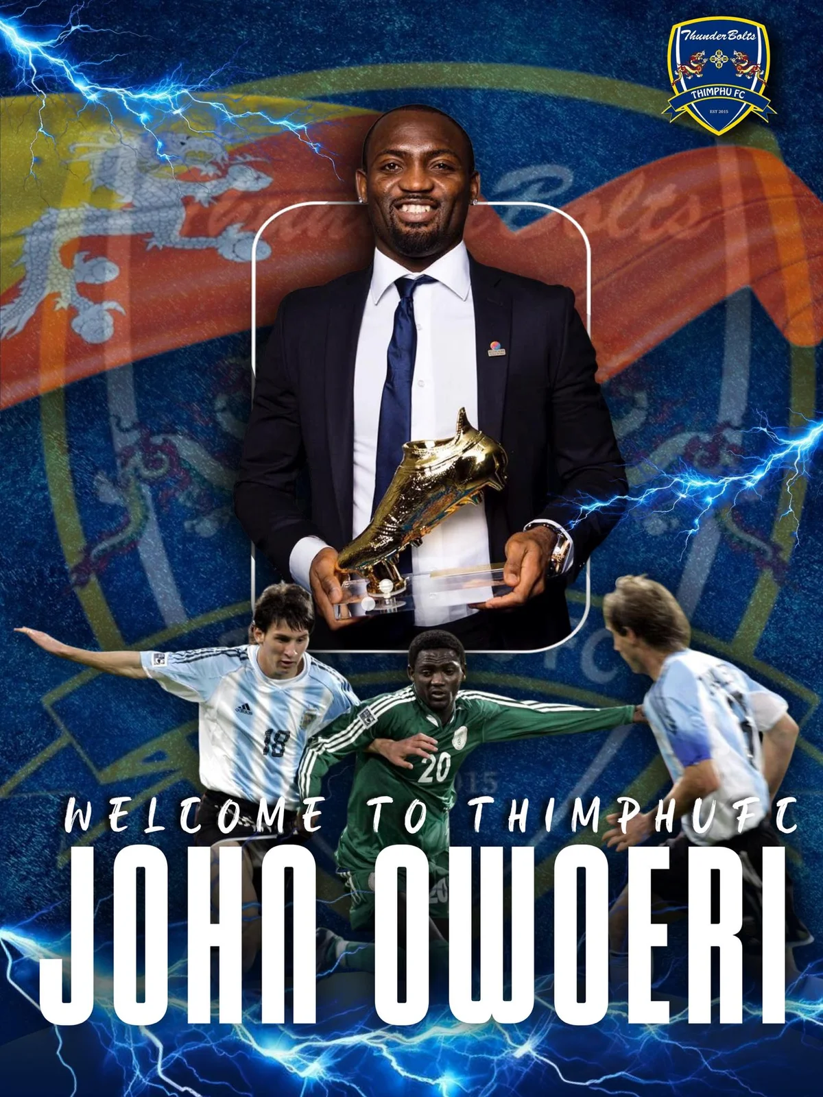 Done deal: Finalist with Nigeria at 2005 Fifa U20 World Cup Owoeri joins new club