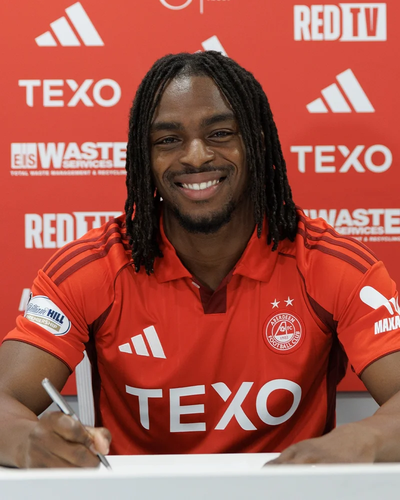 Done deal: After missing out on Leonard Ngenge, Aberdeen sign another Nigerian player